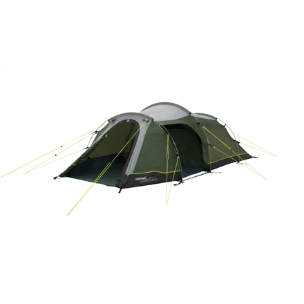 Outwell Two Room Tunnel Tent | Earth 3 Plus | 3 person(s) | Green