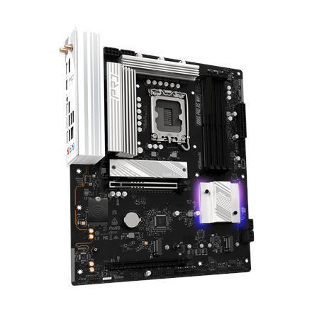 ASRock B860 PRO RS WIFI | Processor family Intel | Processor socket LGA1851 | DDR5 | Supported hard 