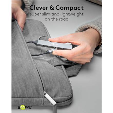 Goobay Slim 4-Port USB Hub