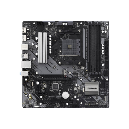 ASRock B550M Phantom Gaming 4 | Processor family AMD | Processor socket AM4 | DDR4 | Supported hard 