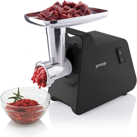 Gorenje Meat grinder | MG2001SB | Black/Stainless Steel | 2000 W | Number of speeds 1 | Throughput (