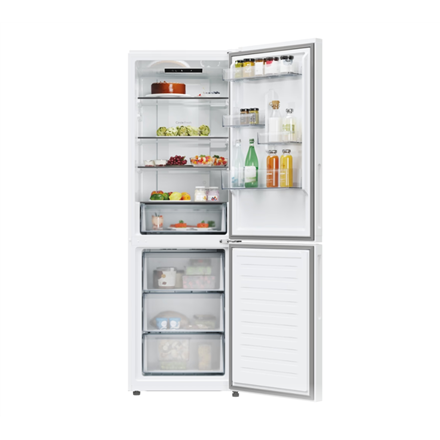 Candy Refrigerator | ECN2CQTEW186 | Energy efficiency class E | Free standing | Combi | Height 185 c