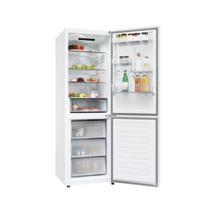 Candy Refrigerator | ECN2CQTEW186 | Energy efficiency class E | Free standing | Combi | Height 185 c
