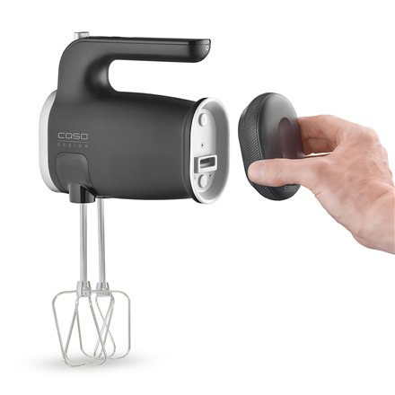 Caso Cordless Hand Mixer | Click & Mix | Hand Mixer | 150 W | Number of speeds 8 | Stainless Steel/B