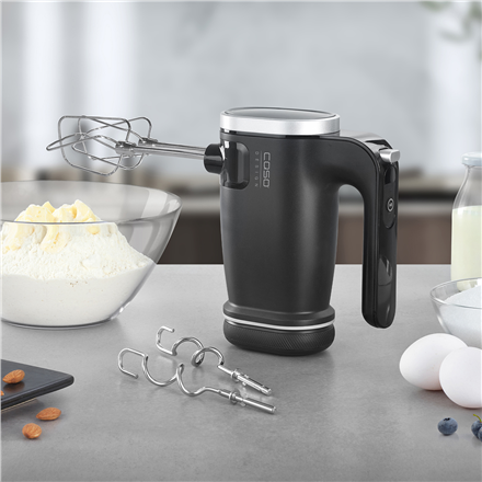 Caso Cordless Hand Mixer | Click & Mix | Hand Mixer | 150 W | Number of speeds 8 | Stainless Steel/B