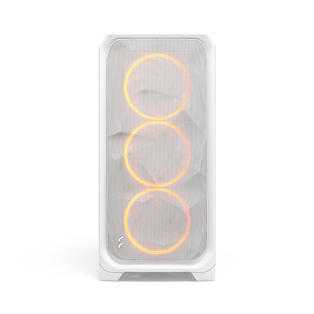 Fractal Design Meshify 3 XL | White RGB TG Clear Tint | Mid-Tower | Power supply included No | ATX