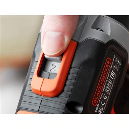 BLACK & DECKER | Cordless Drill/Driver with  2.0 Ah/4.0 Ah Battery | BCD003MEM2K-QW | 18 V | 2.0/4.0