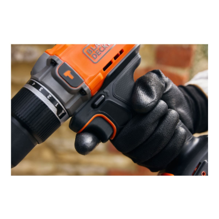 BLACK & DECKER 18V Drill Driver with 2x2.0 Ah Batteries | BCD383D2XK-QW