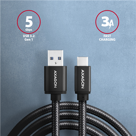 AXAGON Data and charging USB 3.2 Gen1 cable