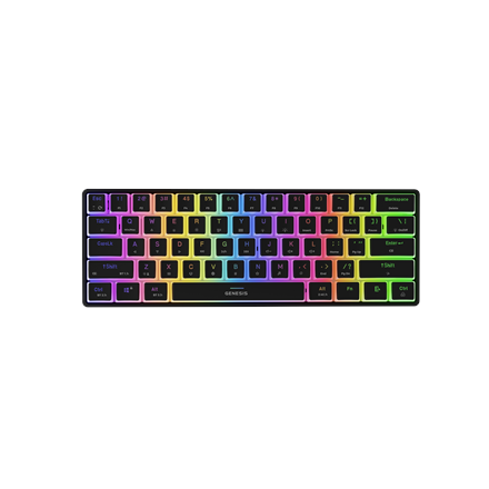 Genesis THOR 660 G2 | Gaming keyboard | Wireless/Wired | US | Black | 2.4 GHz