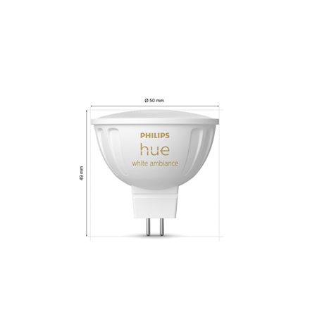 Philips Hue WA 12V MR16 | GU5.3 | 5.1 W | Warm to cool white light