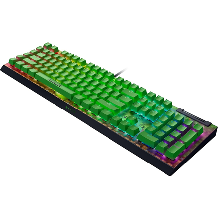 Razer BlackWidow V4 X | Gaming keyboard | Wired | US | Minecraft Edition | Razer Green Mechanical Sw