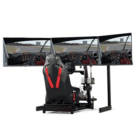 Next Level Racing Floor stand | ELITE Free Standing Triple Monitor Stand | Fully adjustable and cust