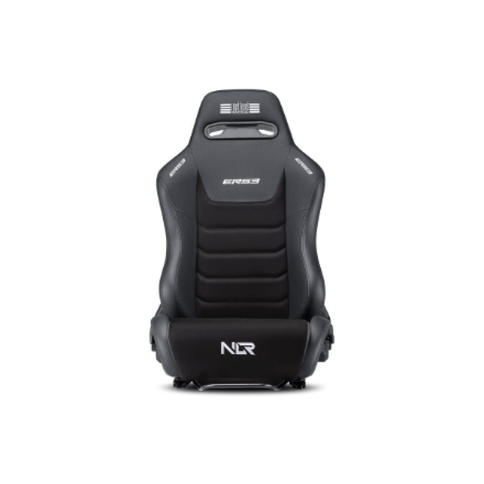 Next Level Racing | Premium PU Leather | Reclining Seat | ERS3 Elite PU Leather & Suede Edition | Bl
