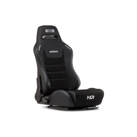 Next Level Racing | Premium PU Leather | Reclining Seat | ERS3 Elite PU Leather & Suede Edition | Bl