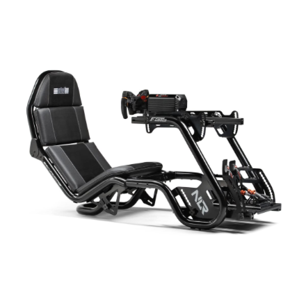 Next Level Racing | Steel | Racing Simulator Cockpit | F-GT Pro Formula and GT Grey Edition | Grey