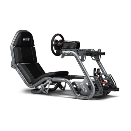 Next Level Racing | Steel | Racing Simulator Cockpit | F-GT Pro Formula and GT Grey Edition | Grey