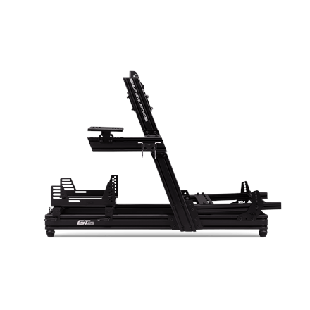Next Level Racing | Aluminum | Racing Simulator Cockpit | GTElite Front and Side Mount Edition | Bla
