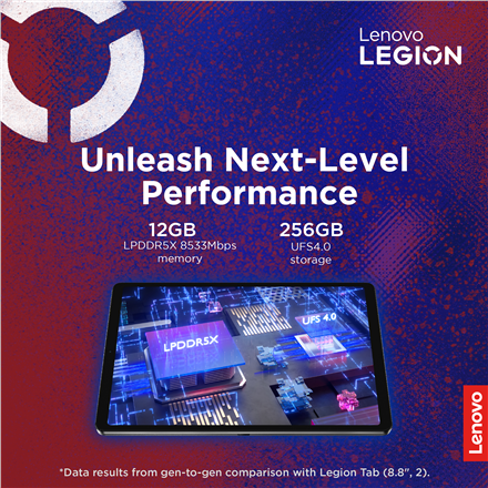 Lenovo Legion Tab Wi-Fi  (w/o power adapter) | ZAEF0019SE | 8.8 " | Eclipse Black | LTPS | 2560 x 16