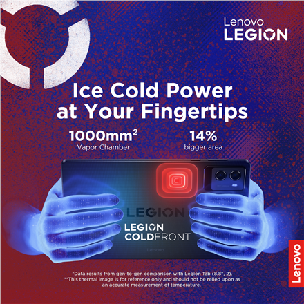 Lenovo Legion Tab Wi-Fi  (w/o power adapter) | ZAEF0019SE | 8.8 " | Eclipse Black | LTPS | 2560 x 16