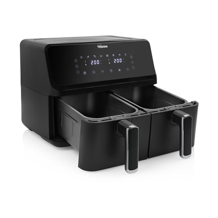 Tristar Double Basket Airfryer | FR-9026 | Power 2700 W | Capacity 8 L | Black