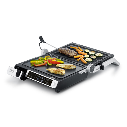 Caso Double Contact Grill with Thermocontrol | SteakMaster Pro | Contact grill | 2000 W | Stainless 