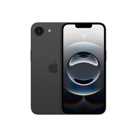 Apple iPhone 16e | Black | 6 " | Super Retina XDR | 2532 x 1170 pixels | Apple A18 | Internal RAM 8 