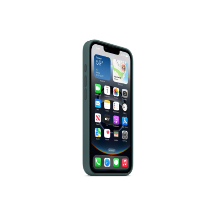 Apple iPhone 16e Silicone Case – Lake Green | Apple