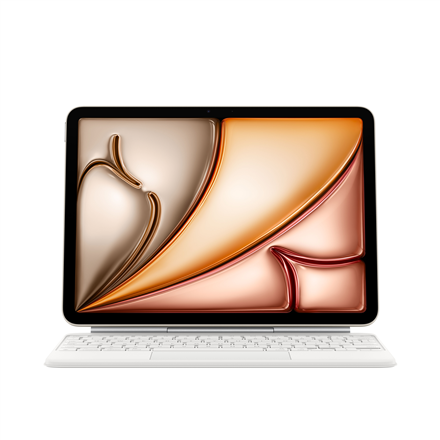 Apple Magic Keyboard for iPad Air 11-inch (M3) | White | Compact Keyboard | Wireless | International