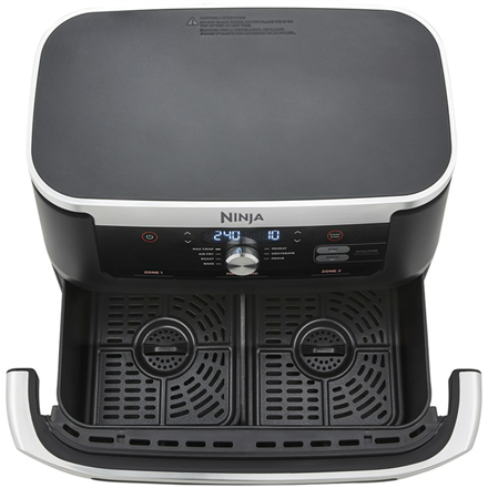 NINJA | Double Air Fryer | AF500EU Foodi FlexDrawer | Power 2470 W | Capacity 10.4 L | Black