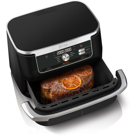 NINJA | Double Air Fryer | AF500EU Foodi FlexDrawer | Power 2470 W | Capacity 10.4 L | Black