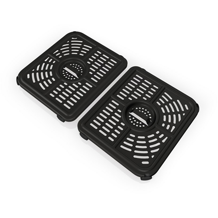 NINJA | Double Air Fryer | AF500EU Foodi FlexDrawer | Power 2470 W | Capacity 10.4 L | Black