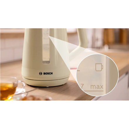 Bosch Kettle | TWK1M127 | Electric | 2400 W | 1.7 L | Plastic | Creamy
