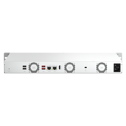 QNAP 1U Short Depth Rackmount 2.5GbE NAS | TS-464eU-8G | Intel Celeron | N5095 | 8 GB | DDR4