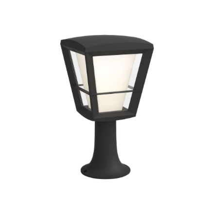 Philips Hue WCA Econic Outdoor Pedestal Lantern | 15 W | 2000-6500 Hue White Colour Ambiance