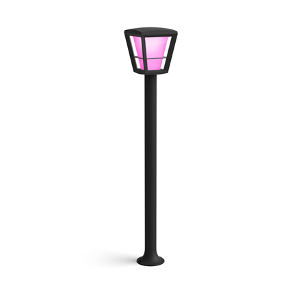 Philips Hue WCA Econic Outdoor Post Lantern | 15 W | 2000-6500 Hue White Color Ambiance