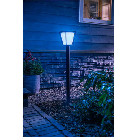 Philips Hue WCA Econic Outdoor Post Lantern | 15 W | 2000-6500 Hue White Color Ambiance