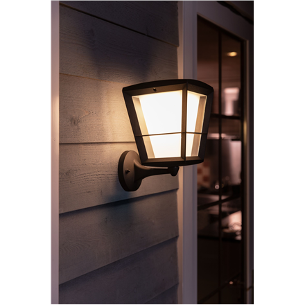 Philips Hue WCA Econic Outdoor Wall Lantern Up | 15 W | 2000-6500 Hue White Colour Ambiance