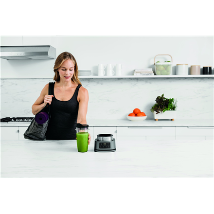 NINJA | Blender 2-in-1 with Smart Torque and Auto-iQ | CB100EU | Tabletop | 1100 W | Jar material Pl