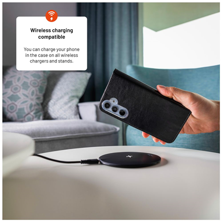 Fixed Opus | Book Case | Xiaomi | 15 | Leather | Black