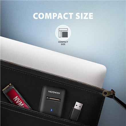 AXAGON USB-A 10Gbps - M.2 NVMe and SATA SSD Adapter | ADM2-AM