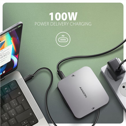 AXAGON USB-C 10Gbps UFO 9in1 Hub | HMC-UFO