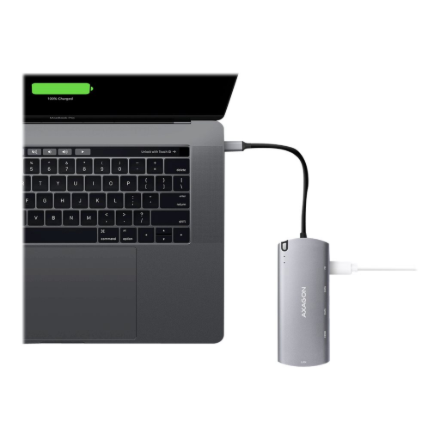 AXAGON SuperSpeed USB-C Combo 6in1 Hub | HMC-6M2