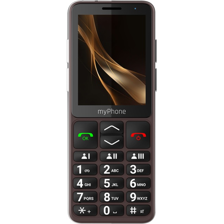 myPhone Bueno LTE Praline Collection | Brown | 2.8 " | IPS | 48 MB | 128 MB | Single SIM | MicroSD |