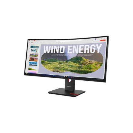 Lenovo | ThinkVision | T34WD-40 | 34 " | VA | 21:9 | 120 Hz | 4 ms | 3440 x 1440 pixels | 300 cd/m² 