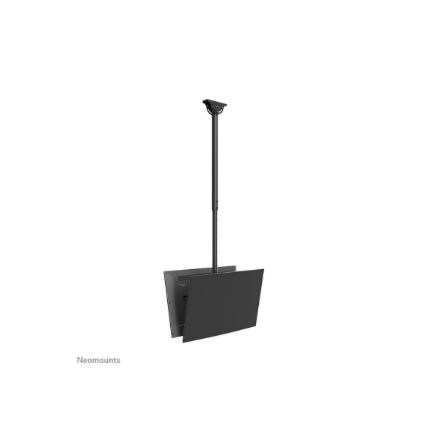 Neomounts CL35-340BL22 Dual Monitor/TV Mount Ceiling | Adjustable Height