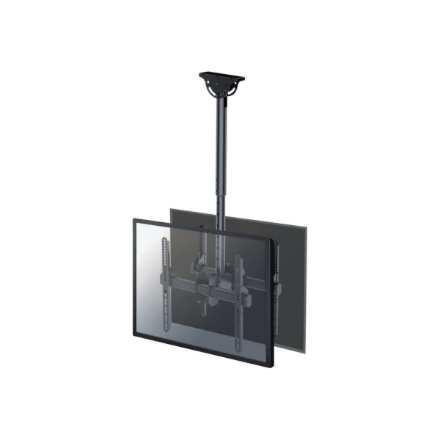 Neomounts NM-C440DBLACK Dual monitor/TV mount ceiling | Adjustable Height