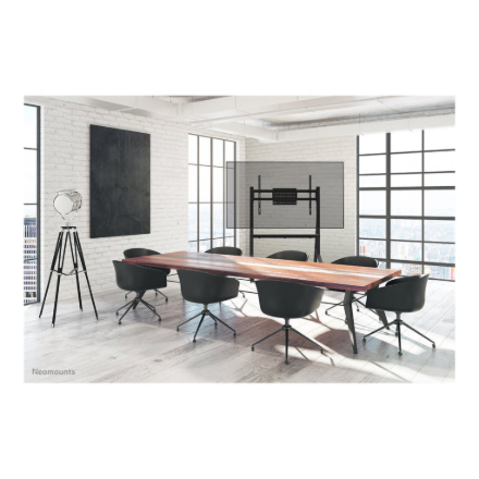 Neomounts Floor stand | FL50-525BL1 TV trolley | Adjustable Height | 55-86 " | Maximum weight (capac
