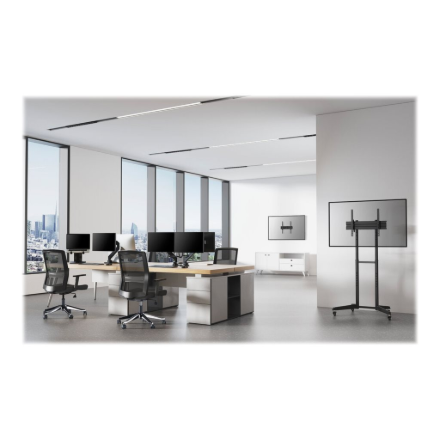 Neomounts Floor stand | FL50-540BL1 TV trolley | Adjustable Height