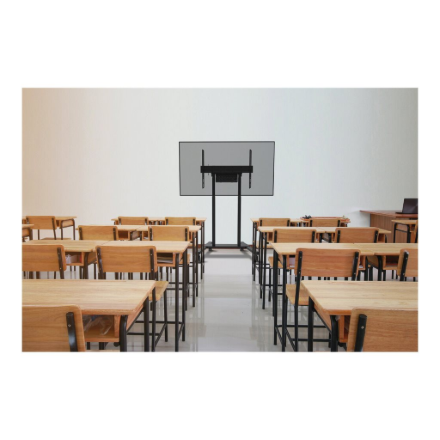 Neomounts Floor stand | FL55-875BL1 TV trolley | Adjustable Height | 55-100 " | Maximum weight (capa